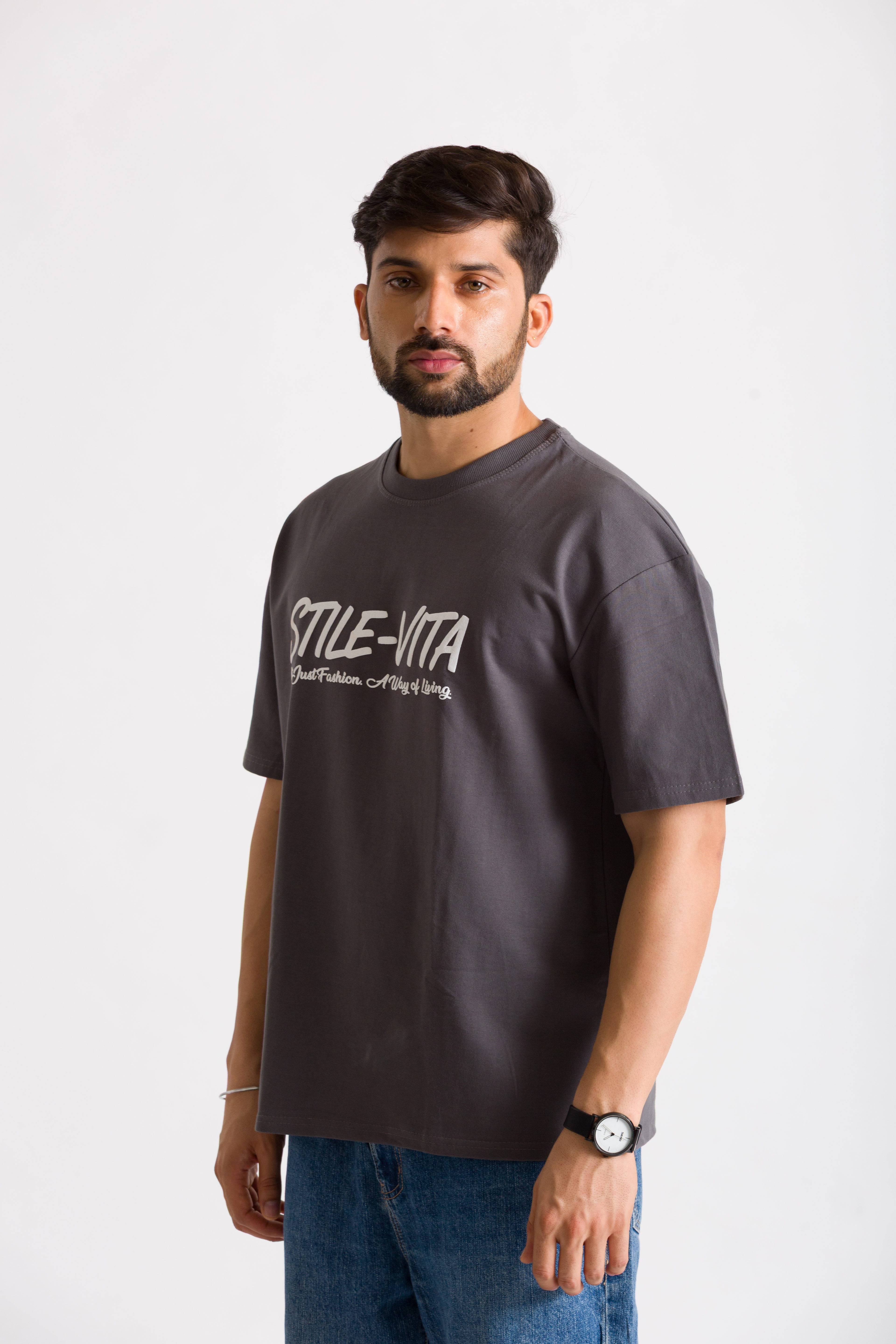Lake View Printed Oversized T-Shirt